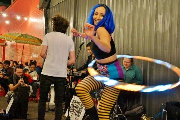 Check Out Us Hula Hooping